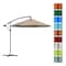 Nature Spring Nature Spring 10-Foot Offset Patio Umbrella, Sand 605293ZYI - alternate 2